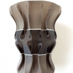 black brown vase